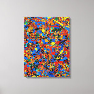 Abstract Nr. 744 Veronica Leinwanddruck