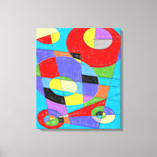 Abstract Nr. 750 Leinwanddruck