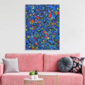Abstract Nr. 913 Leinwanddruck (Insitu (Wohnzimmer))