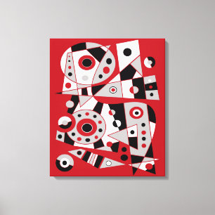 Abstract Nr. 953 Leinwanddruck