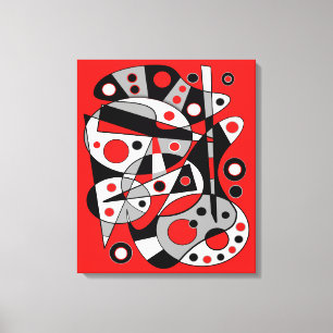 Abstract Nr. 962 Leinwanddruck