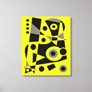 Abstract Nr. 972 Leinwanddruck