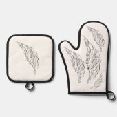 abstract ofenhandschuh & Topflappen-Set (Vorderseite)