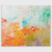 abstract oil paint texture on canvas, backgroundba geschenkpapier (Flach)