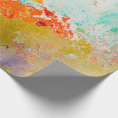 abstract oil paint texture on canvas, backgroundba geschenkpapier (Ecke)