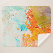 abstract oil paint texture on canvas, backgroundba sherpadecke (Vorderseite (Horizontal))