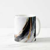 Abstract oil texture background. Paint on canvas. Kaffeetasse (VorderseiteRechts)