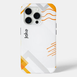 Abstract Orange Art, Modern Art Case-Mate iPhone Hülle