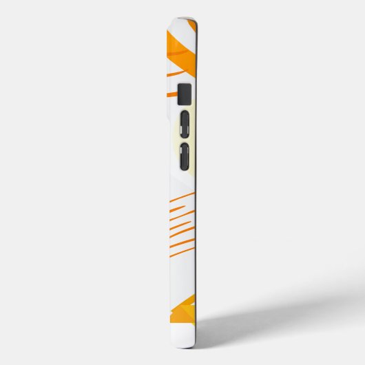 Abstract Orange Art, Modern Art Case-Mate iPhone Hülle (Rückseite / Links)