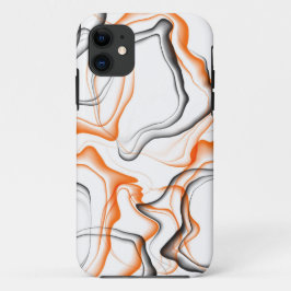 Abstract Orange Waves Case-Mate iPhone Hülle