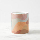 Abstract Overlapping Pastel Blobs Background Kaffeetasse (Mittel)