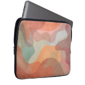 Abstract Overlapping Pastel Blobs Background Laptopschutzhülle (Vorne Rechts)