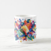 Abstract Paint Collision Kaffeetasse (Mittel)