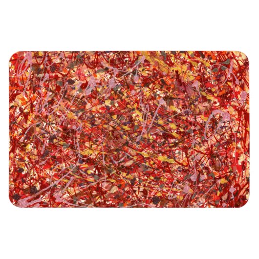 Abstract - Paint - Cosmetically speaking Magnet (Horizontal)