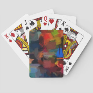 Abstract Painting Abstract Art 53 Spielkarten