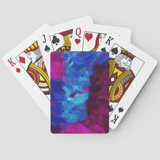 Abstract Painting | Abstract Art 6 Spielkarten (Rückseite)