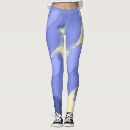 abstract painting art leggings