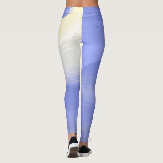 abstract painting art leggings (Rückseite)