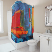 Abstract painting duschvorhang (Beispiel)