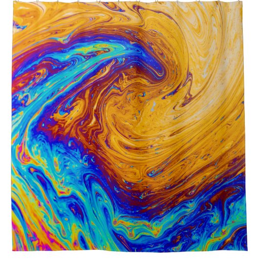 Abstract painting duschvorhang (Vorderseite)