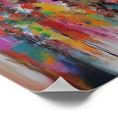 Abstract Painting - Eloquent Expression Through Co Poster (Ecke)