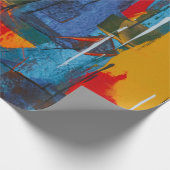 Abstract painting geschenkpapier (Ecke)