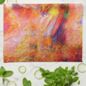Abstract painting Infinite sunset Handtuch (Gefaltet)