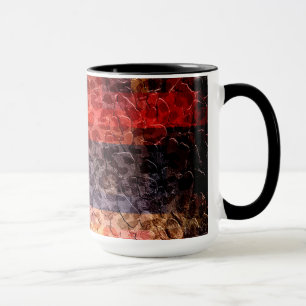 Abstract painting Infinite sunset Tasse