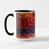 Abstract painting Infinite sunset Tasse (Links)