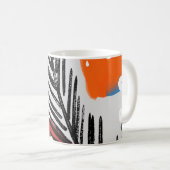 Abstract painting seamless pattern with ink elemen kaffeetasse (VorderseiteRechts)