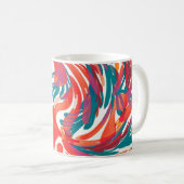 Abstract painting texture. Art wallpaper. Simple d Kaffeetasse (VorderseiteRechts)