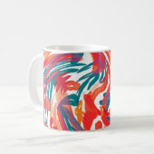 Abstract painting texture. Art wallpaper. Simple d Kaffeetasse (Vorderseite Links)
