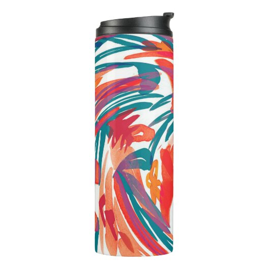 Abstract painting texture. Art wallpaper. Simple d Thermosbecher (Nach links gedreht)