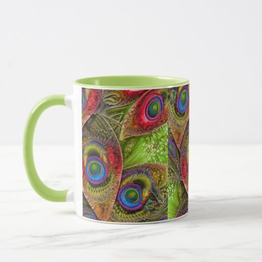 Abstract paisley Mug Tasse (Links)