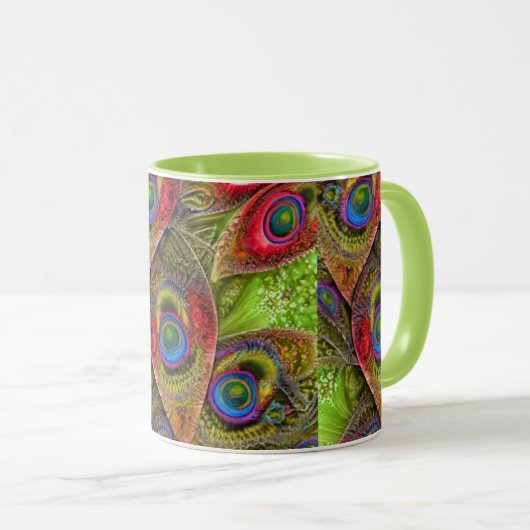 Abstract paisley Mug Tasse (VorderseiteRechts)