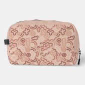 Abstract Party Doodle Pattern Waschbeutel (Vorderseite)