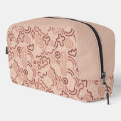 Abstract Party Doodle Pattern Waschbeutel (Rechte Ecke)