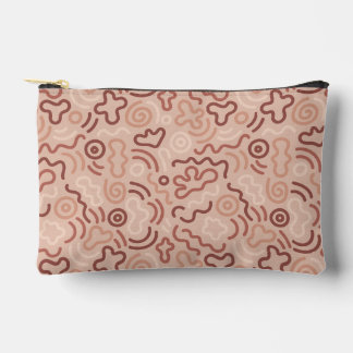Abstract Party Doodle Pattern Zubehörtasche