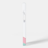 Abstract Pastel Cat Art Phone Case - Modern Minima (Rückseite / Links)