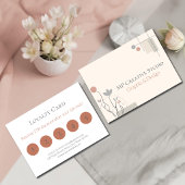 Abstract Pastel Design: Modern Florals & Geometry Treuekarte