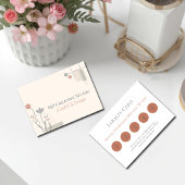 Abstract Pastel Design: Modern Florals & Geometry Treuekarte