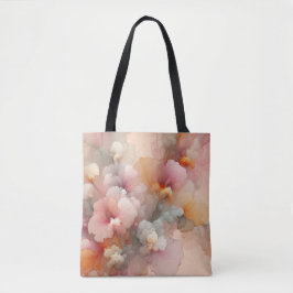 Abstract Pastel Floral Cloud Ink Landscape Tasche