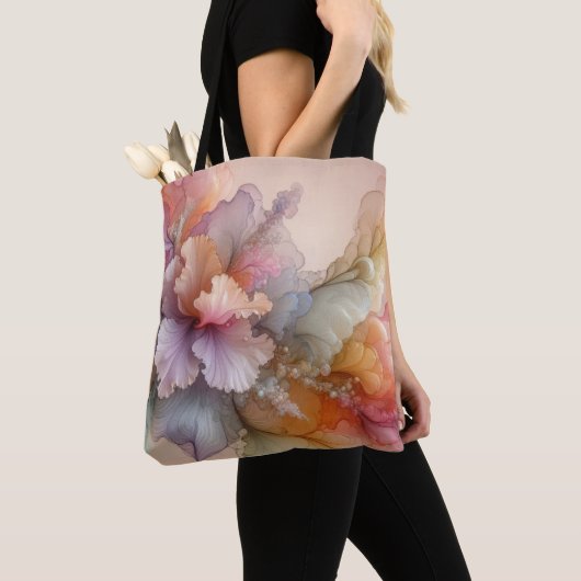 Abstract Pastel Lavender Floral Cloud Landscape Tasche (Von Nahem)