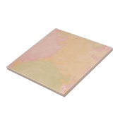 Abstract Pastel Swirl Peach Fliese (Seite)