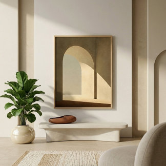 Abstract Path Wall Art for Living Room Decor Poster