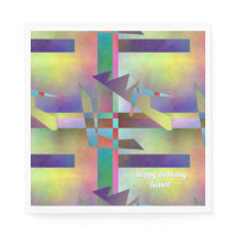 Abstract Pattern Adult Any Age Birthday Party