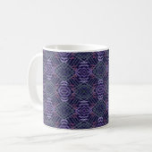Abstract Pattern Art Of Watercolor Brushstrokes Kaffeetasse (Vorderseite Links)