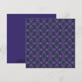 Abstract Pattern Art Of Watercolor Brushstrokes Karte