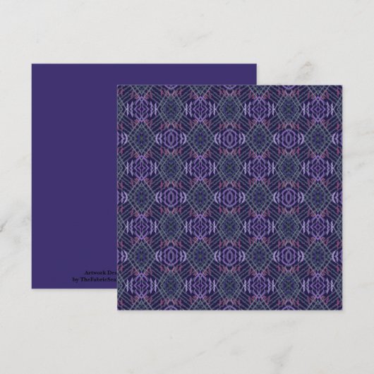 Abstract Pattern Art Of Watercolor Brushstrokes Karte (Vorne/Hinten)