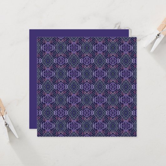 Abstract Pattern Art Of Watercolor Brushstrokes Karte (Vorderseite/Rückseite Beispiel)